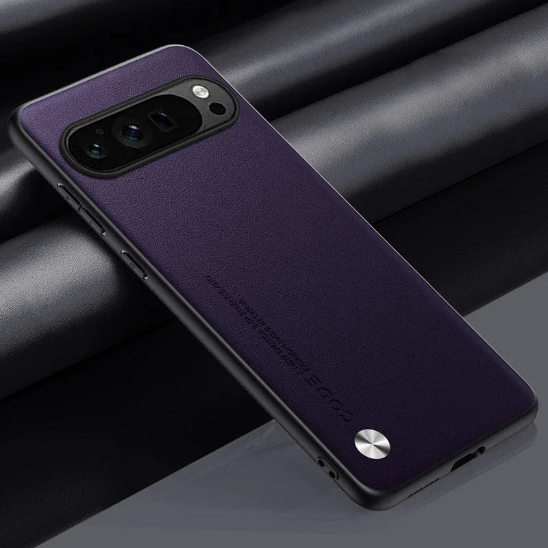 Luxuriöse Lederhülle für Google Pixel