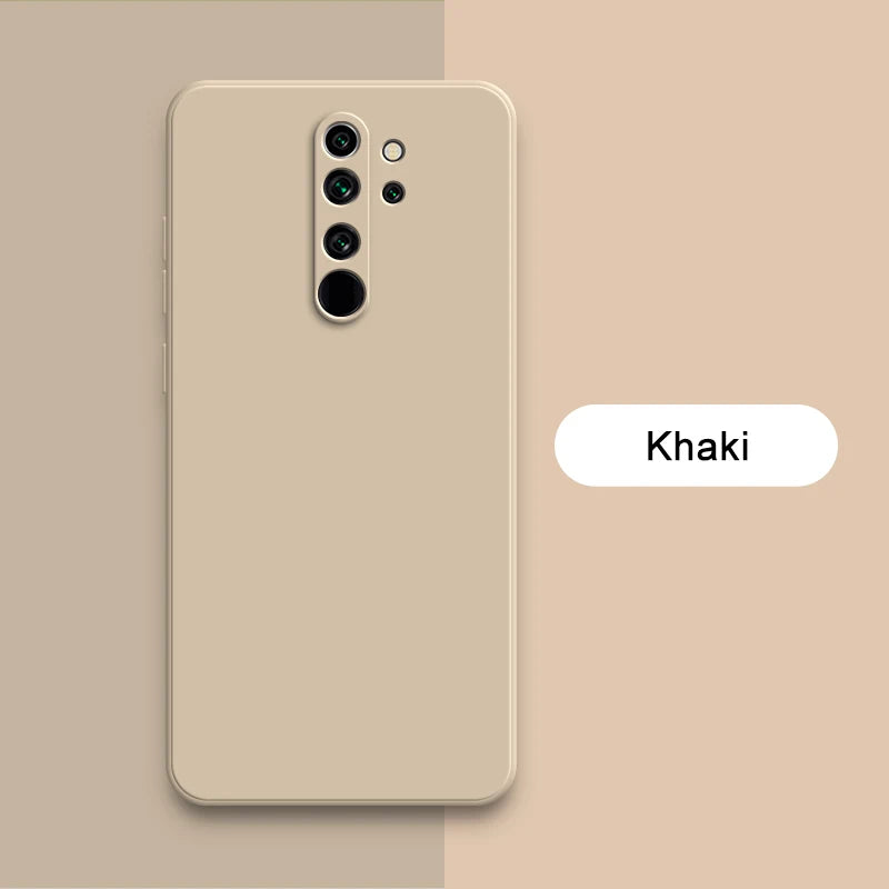 Quadratische Silikonhülle Redmi Note 8 Pro