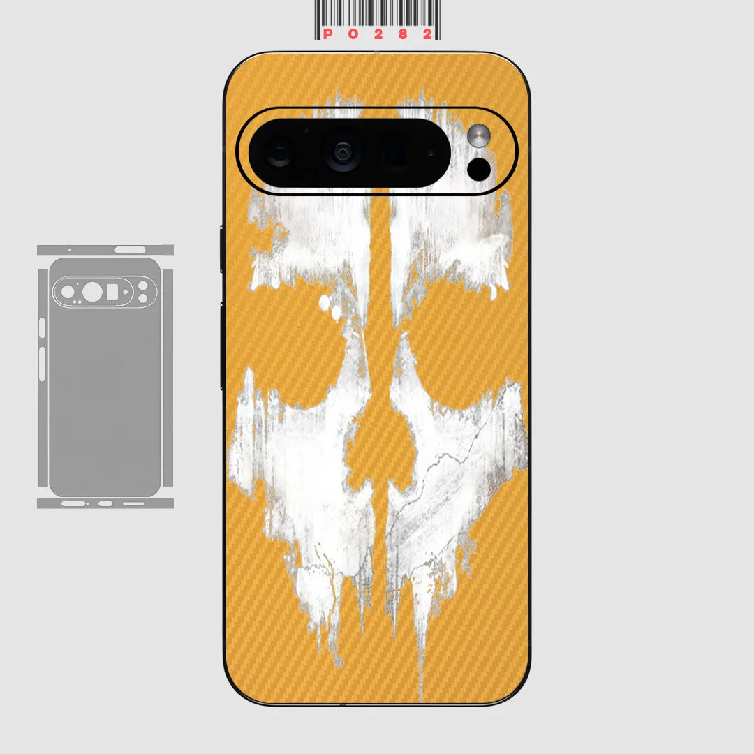 Kohlefaser Hautfolie für Pixel 9–7 Pro