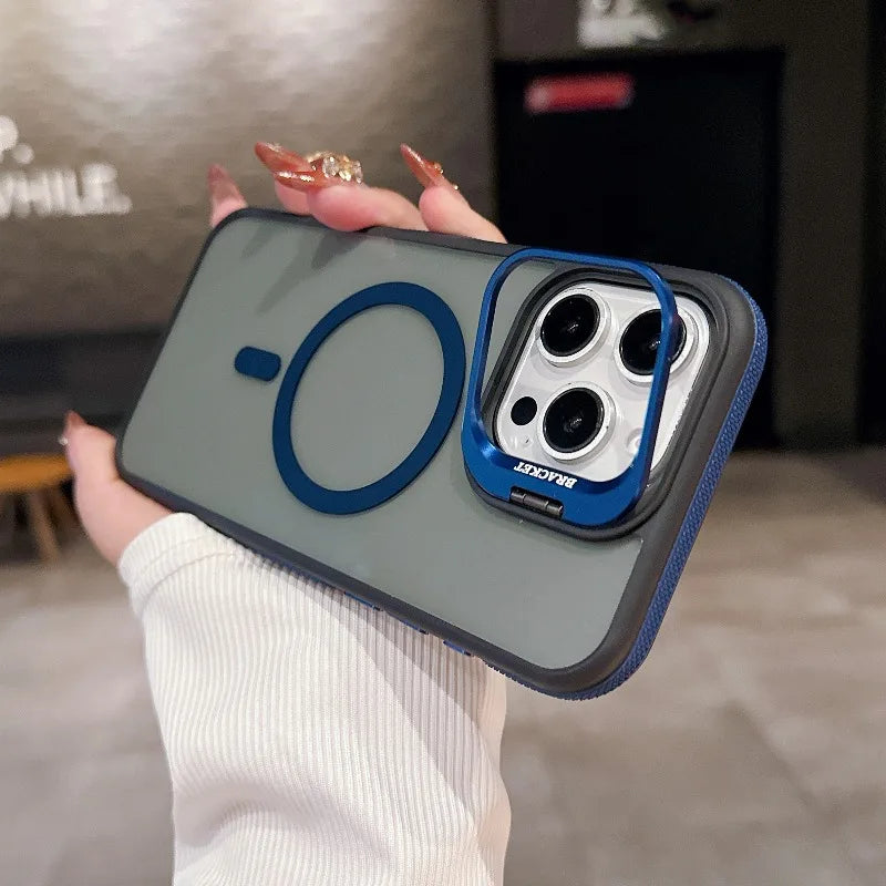 Luxus Metall Magnet Hülle für Samsung S25 Ultra