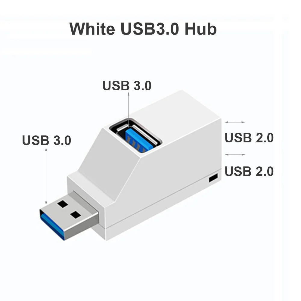 USB 3.0 HUB Adapter 1 auf 3 Ports Mini
