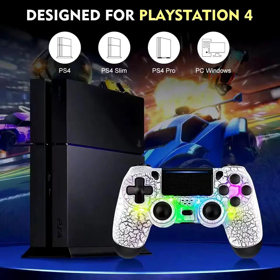 RGB Wireless Gamepad 2025 für PS4/Slim/Pro & PC