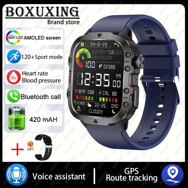 Outdoor Smartwatch 2024 mit GPS und AMOLED Display