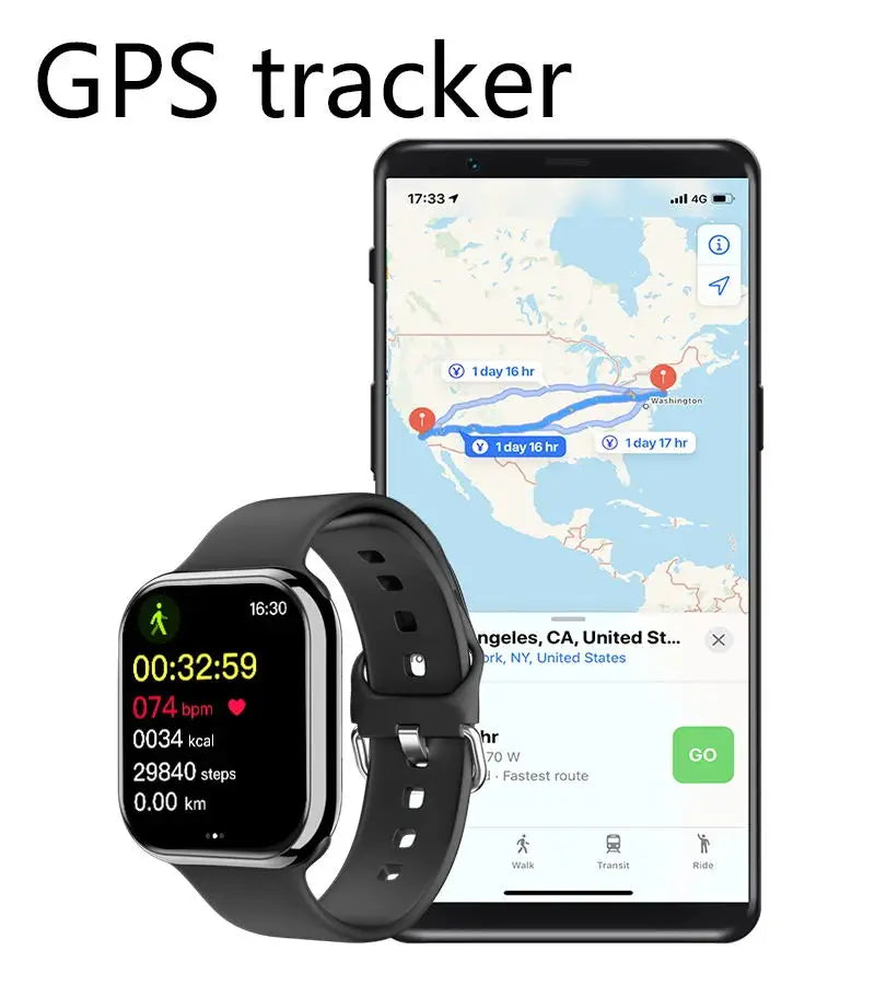 GPS Smartwatch Männer & Frauen mit Always-On Display