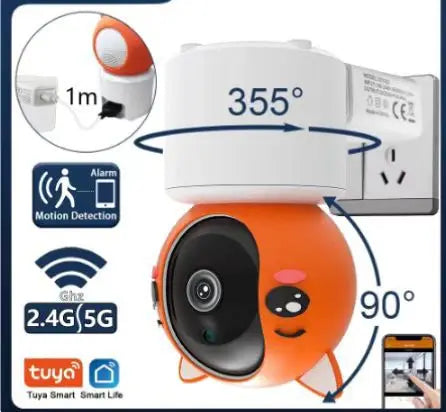 Smart Baby Monitor 1080P WLAN Kamera mit App