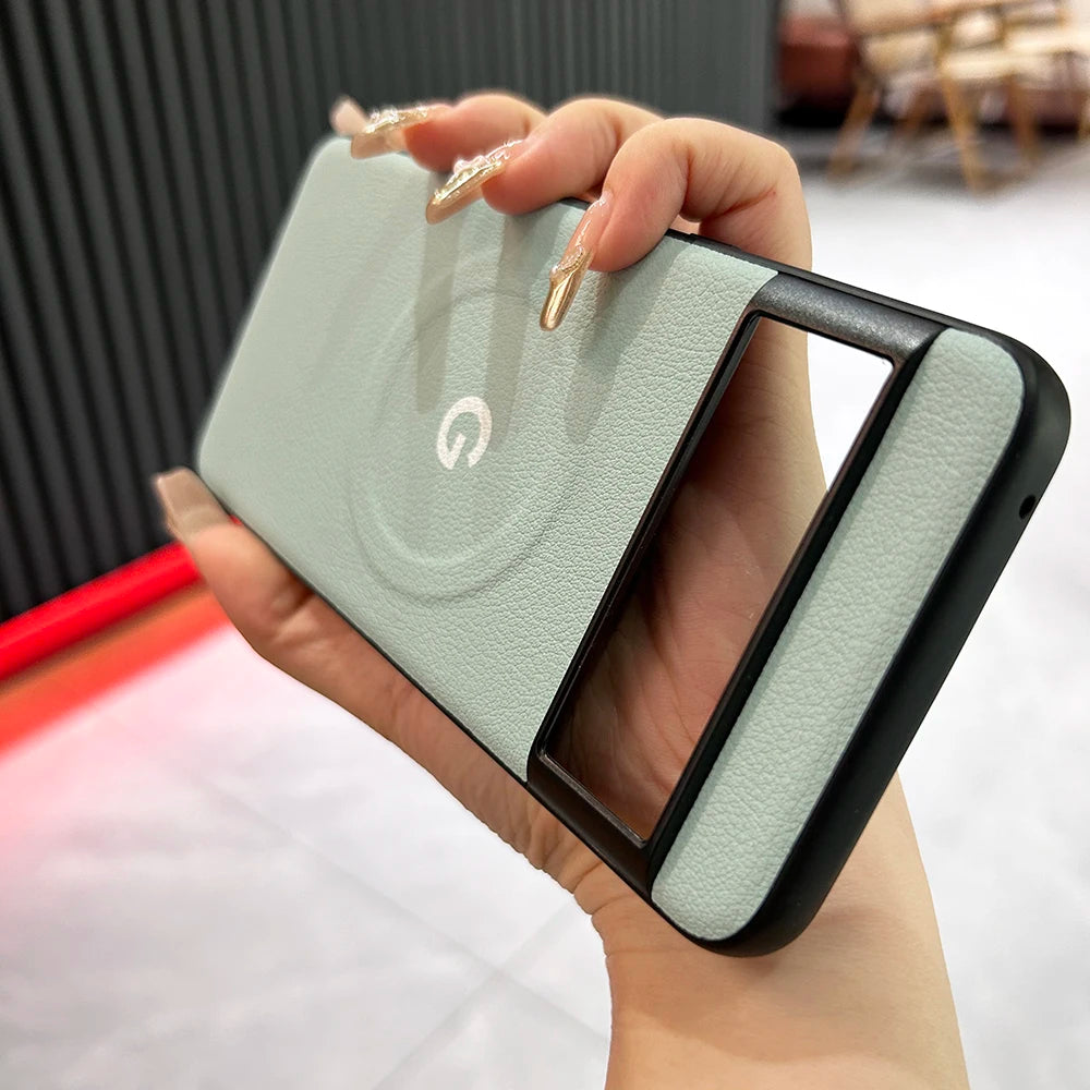 PU Leder Magsafe Hülle für Pixel 8/7