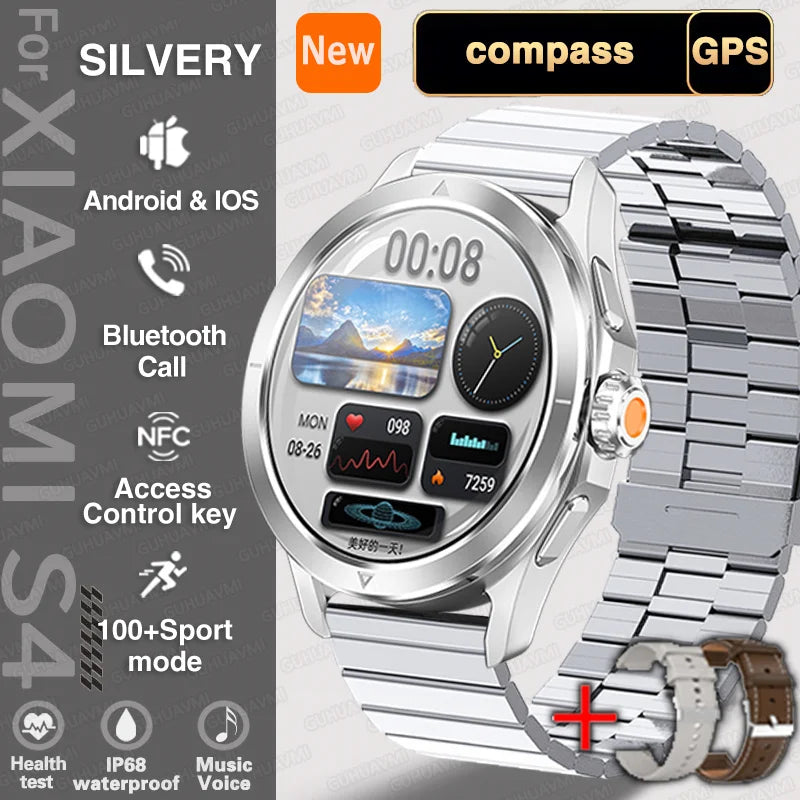 S4 Ultra Smartwatch mit GPS & AMOLED Display