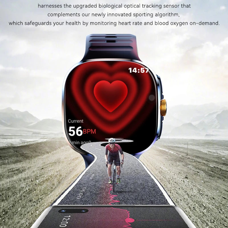 5G Smartwatch 2,4" AMOLED GPS Kamera 128GB Akku