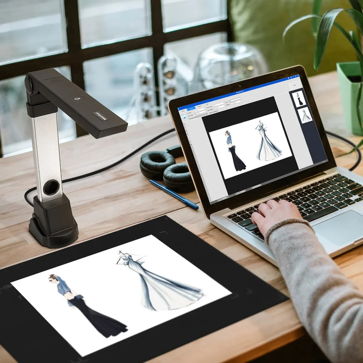 4K Dokumentenscanner & Webcam mit Mikrofon