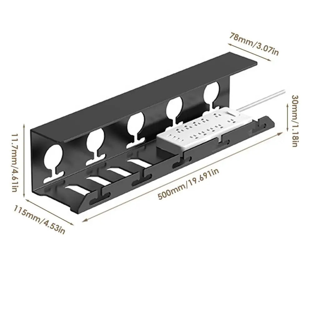Kabelmanagement-Tablett für Schreibtisch & Büro