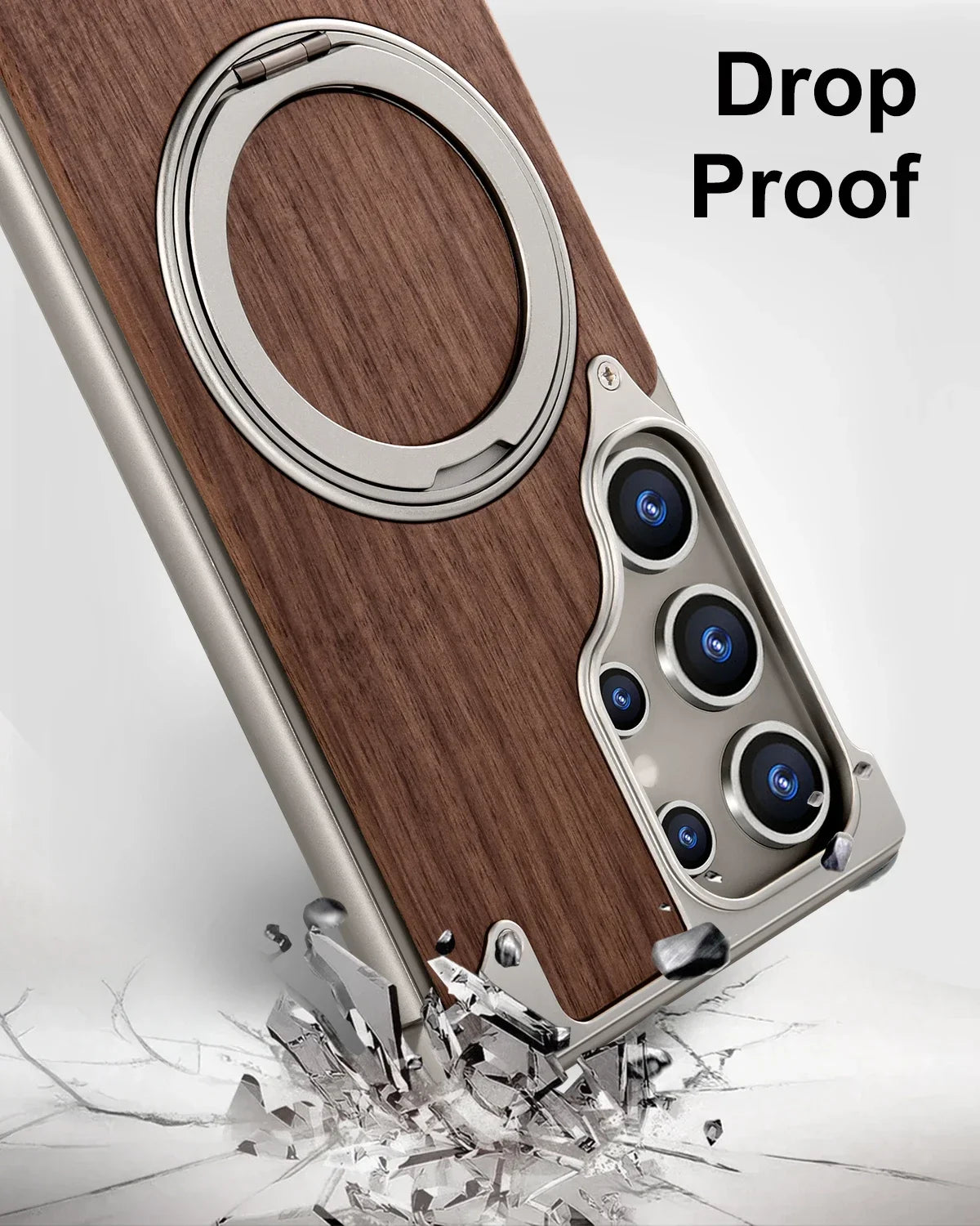 Solid wood phone case for Galaxy S25 S24 Ultra