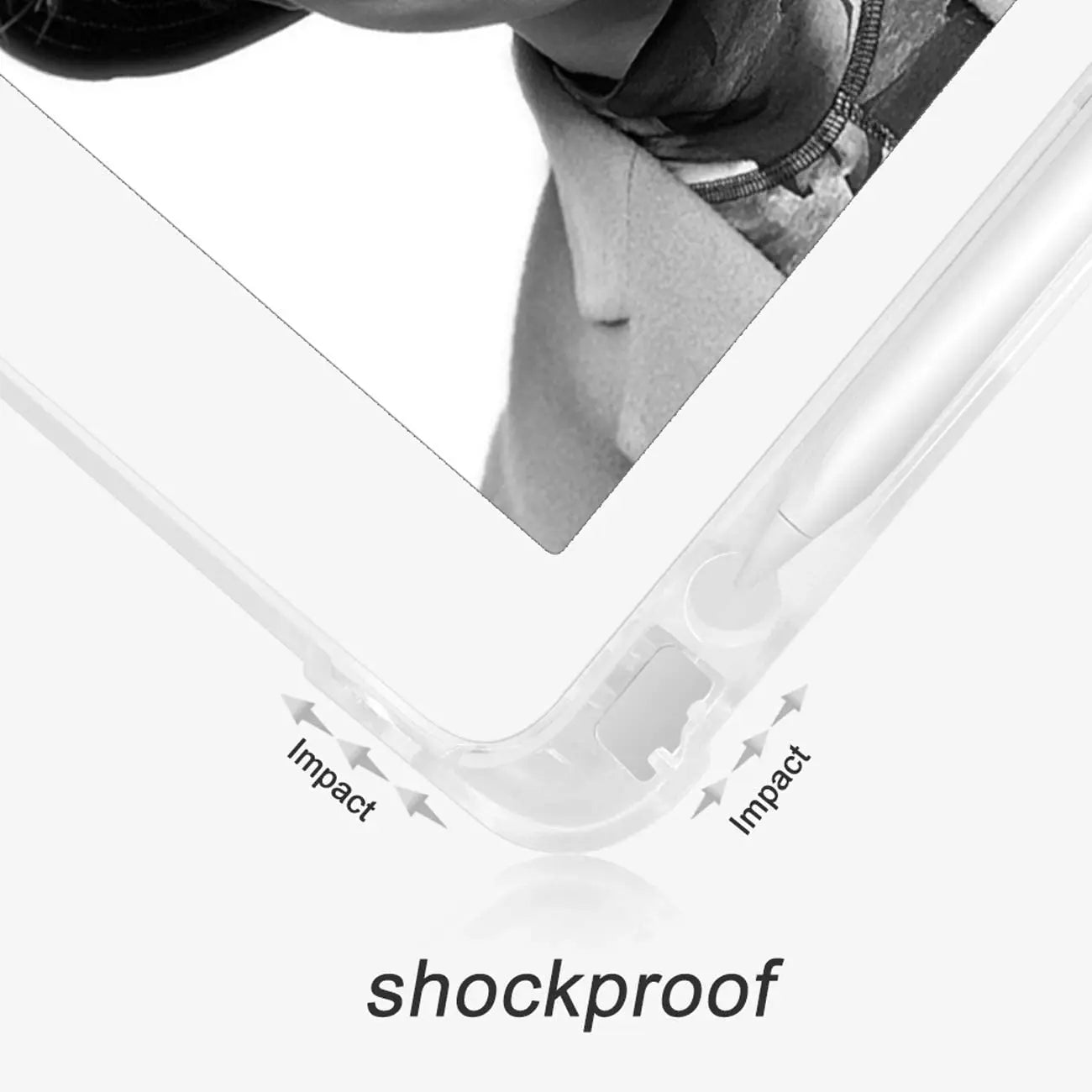 iPad case with pen holder