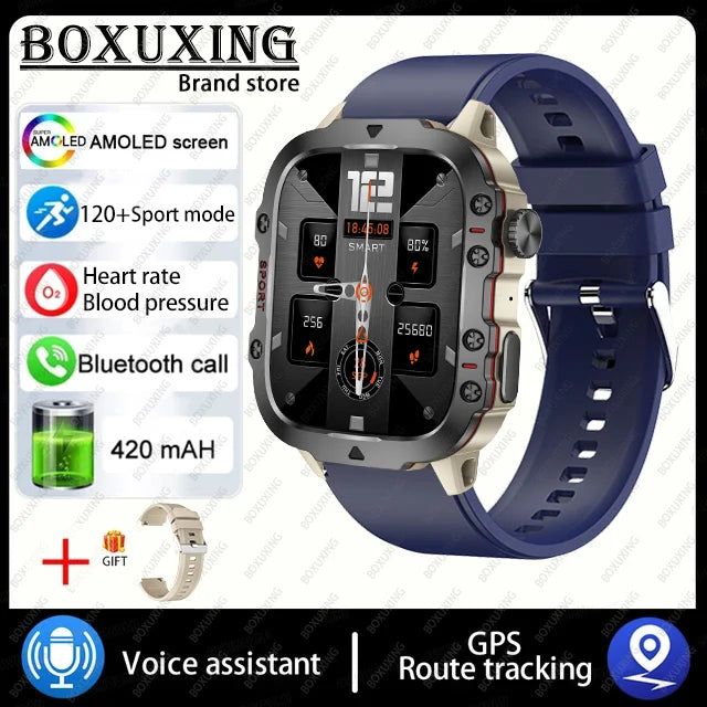 Outdoor Smartwatch 2024 mit GPS und AMOLED Display