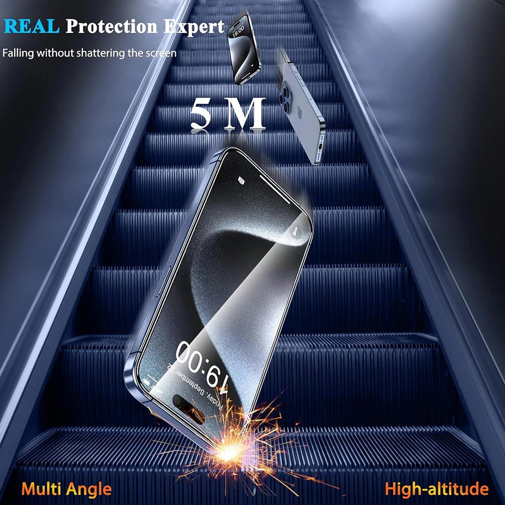 4 Stück iPhone Panzerglas Displayschutz