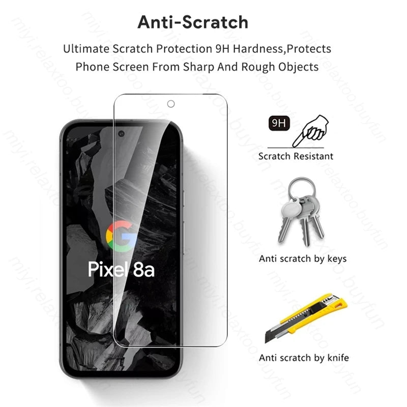 8-in-1 Panzerglas Pixel 9 10 Pro XL Kamera