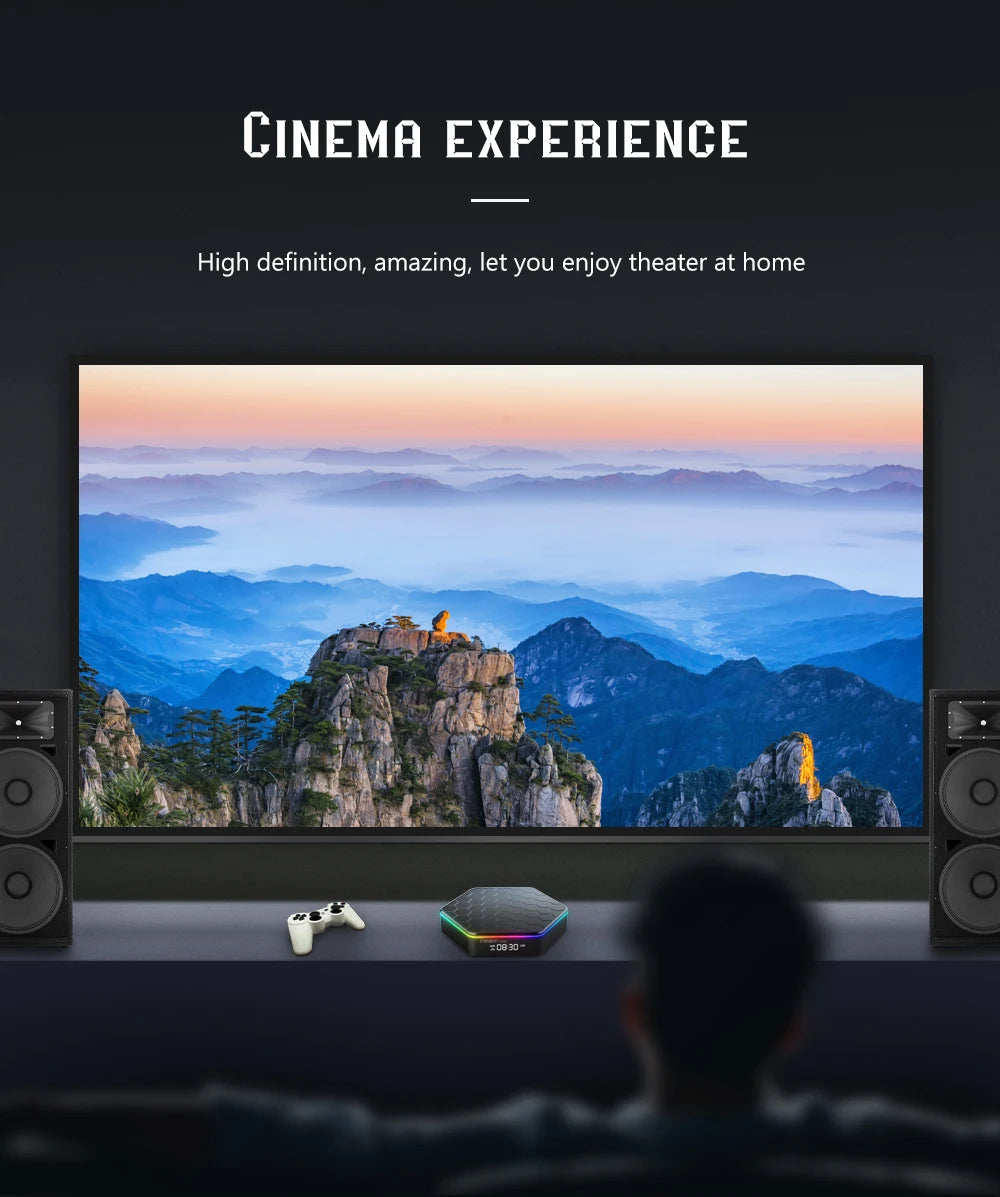 Android 12 TV Box 4K/6K mit WiFi6 und 3D