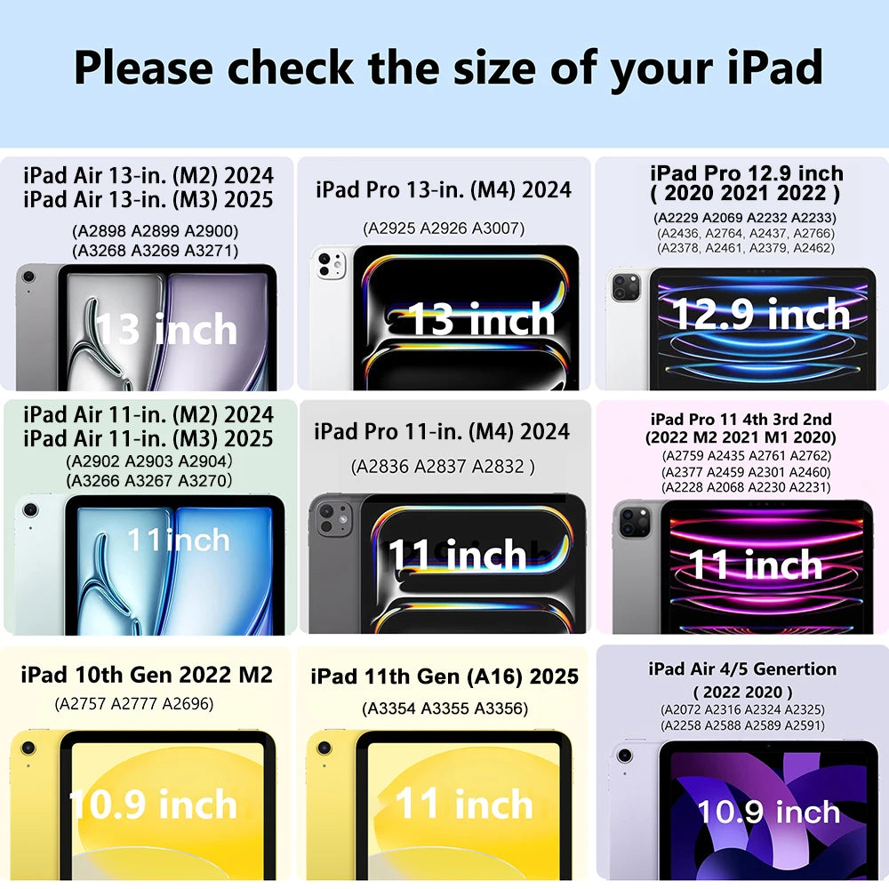 iPad Case Air & Pro 11–13 inch