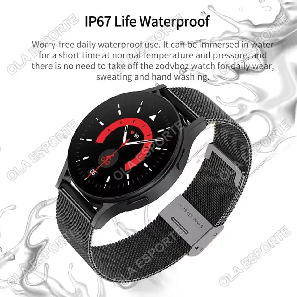 Moderne Smartwatch 2025 mit Bluetooth & Fitness-Tracker