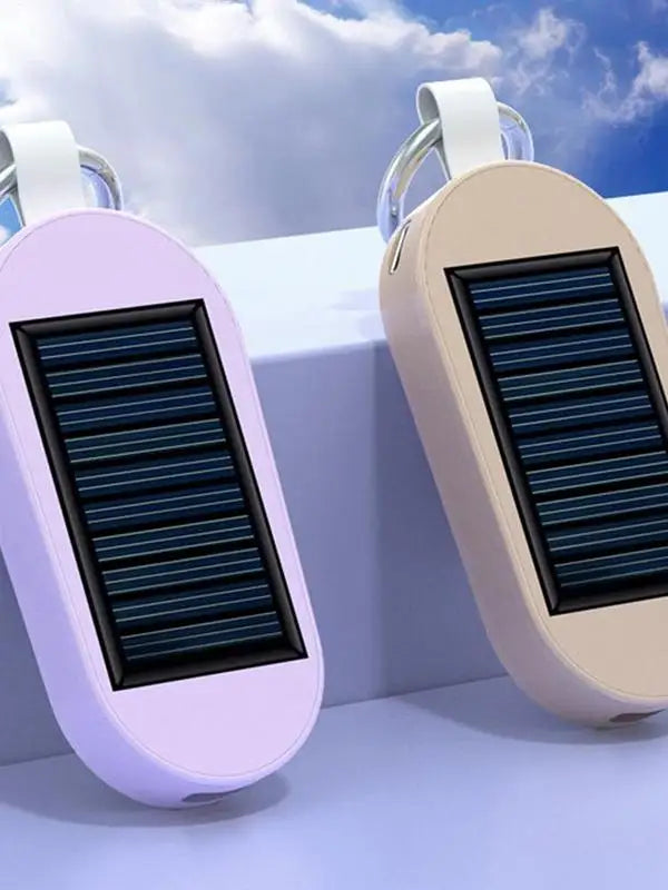 Mini Solar Keychain Powerbank mit Schnellladung