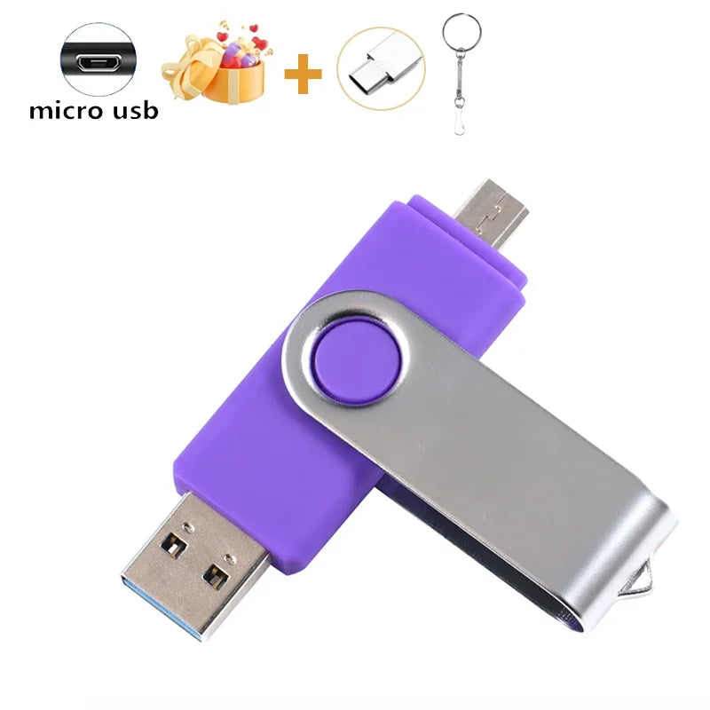 2-in-1 USB-Flash-Laufwerk 128 GB