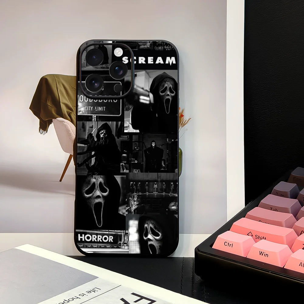 Scream Film Hülle iPhone 16 TPU weich hautfreundlich