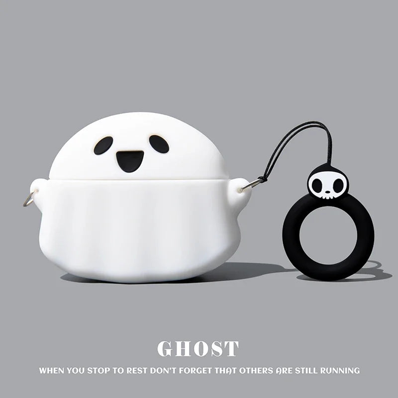 Ghost Totenkopf Airpods Silikonhülle