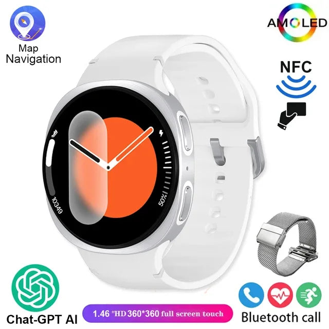 Neue Smartwatch 8 GPS Fitness Herzfrequenz AMOLED 2025