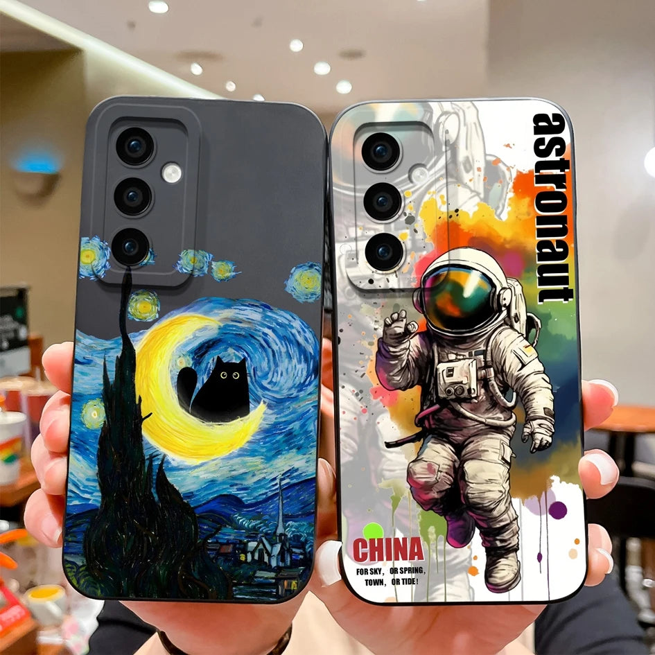 Leopard print silicone case with camera protection