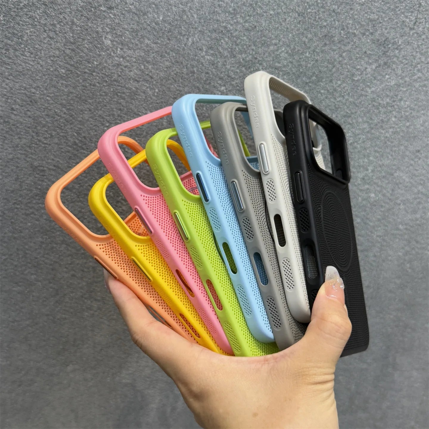 Magnetische Magsafe Hülle für iPhone 17 Pro Max Atmungsaktiv