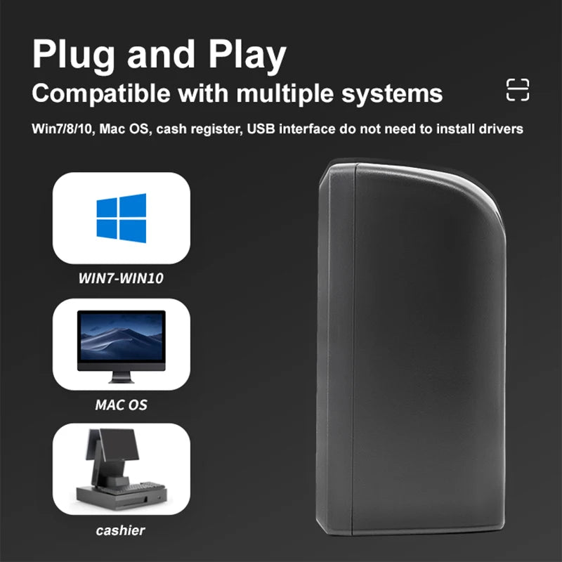 Tragbarer 1D 2D QR Barcode Scanner für Logistik