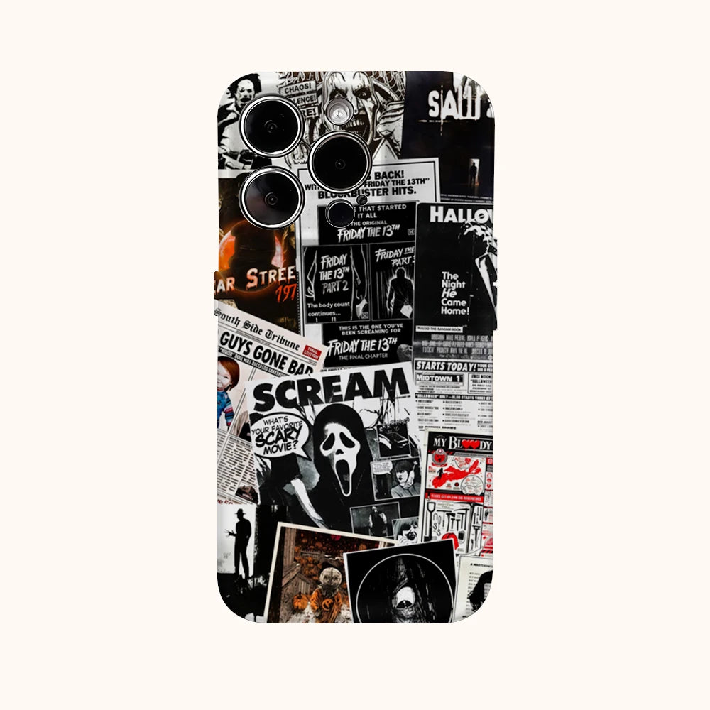 Scream Halloween Hülle für iPhone 16–7 Pro Max