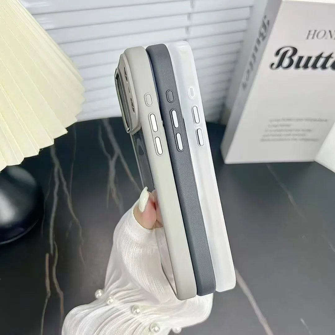 Magnetic case with metal frame for iPhone 17