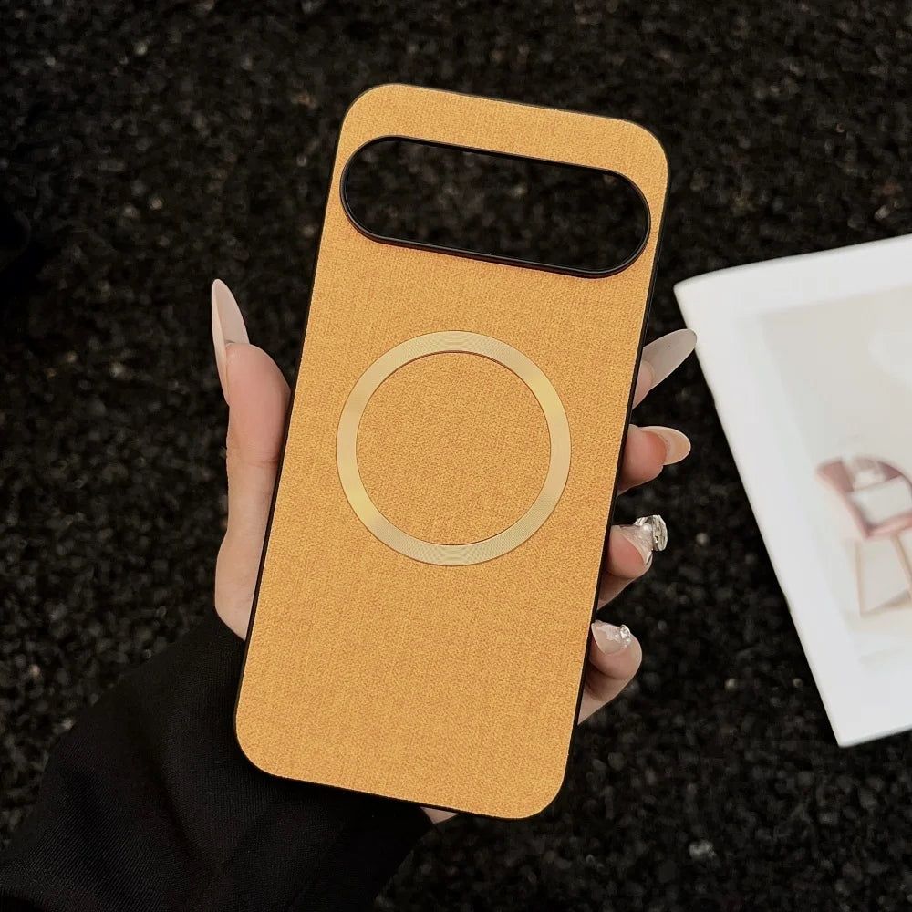 Luxuriöse Stoffhülle für Google Pixel 10 Magsafe