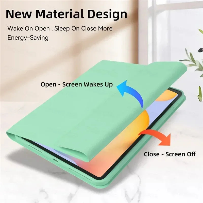 Bluetooth Tastatur & Maus mit Lederhülle für iPad 9.7–12.9 Zoll – Magnetisch & Stoßfest