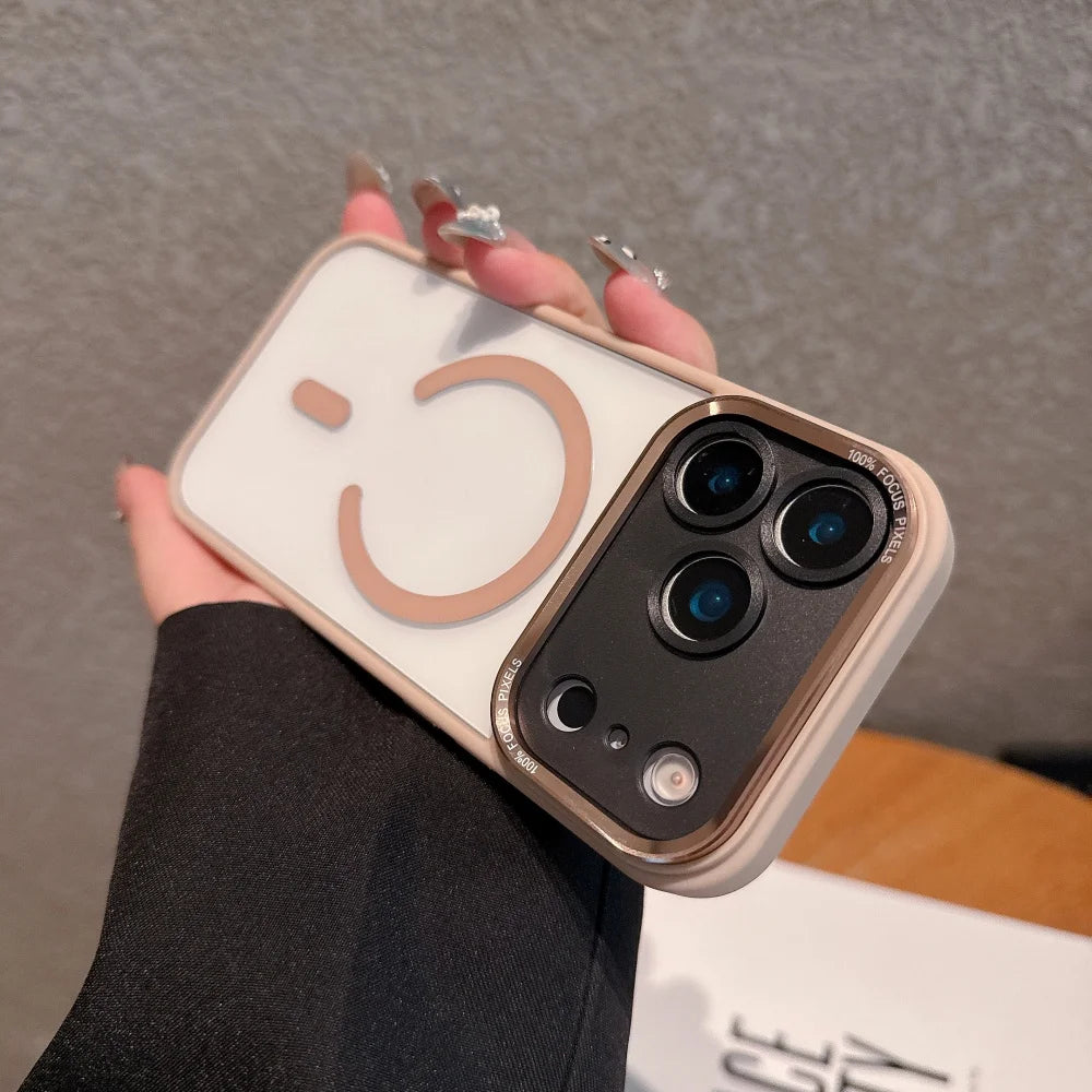 MagSafe transparente Hart-Acryl-Hülle für iPhone 17 Pro Max