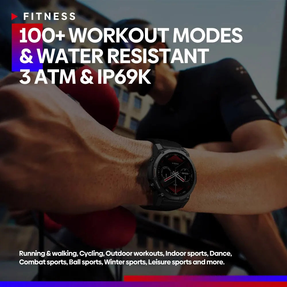 Robuste Smartwatch VIBE 7 PRO mit AMOLED & Anruffunktion