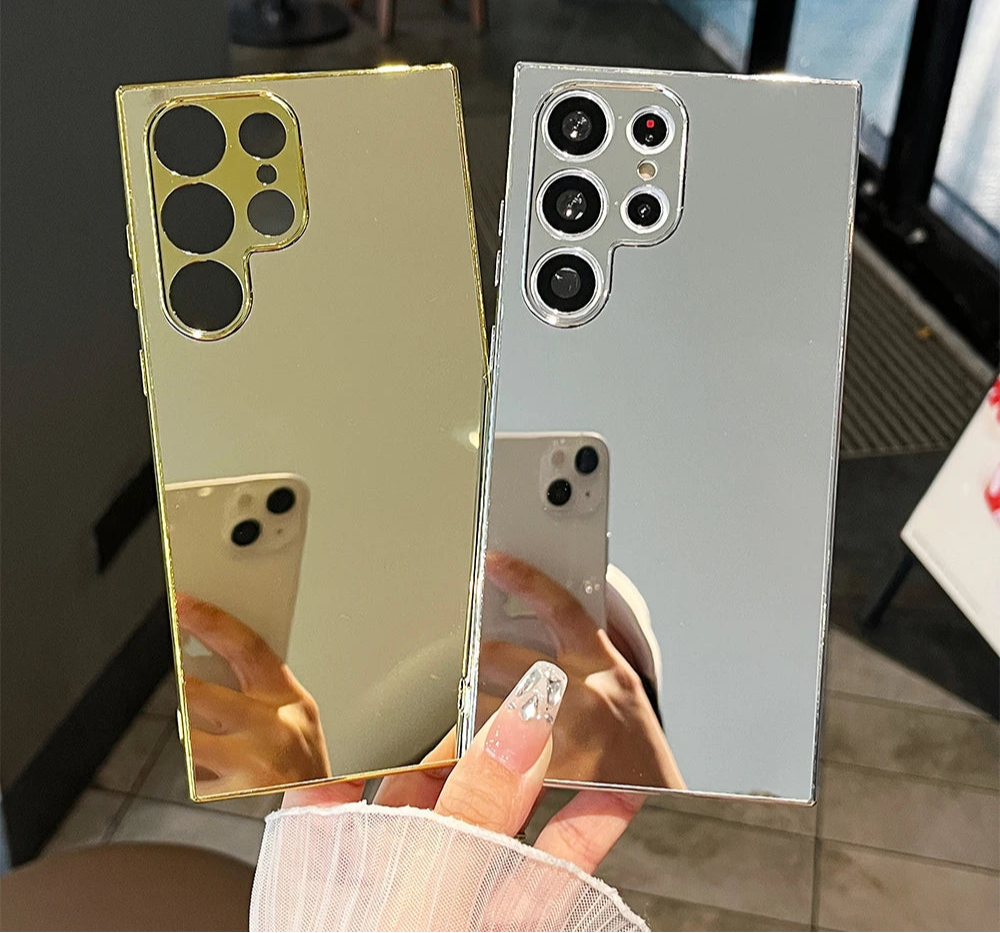 Spiegel Glanz Hülle für Samsung Galaxy S25 Ultra
