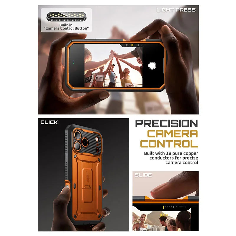 Rugged full-body case for iPhone 17 Pro Max