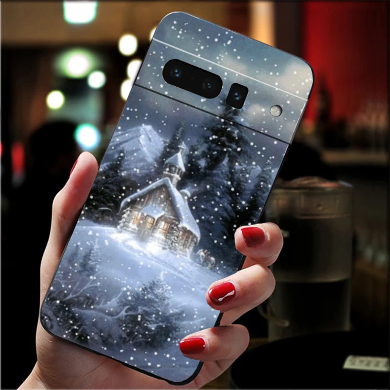Winter TPU Hülle für Google Pixel 8 9 und 10 Schutz und Design