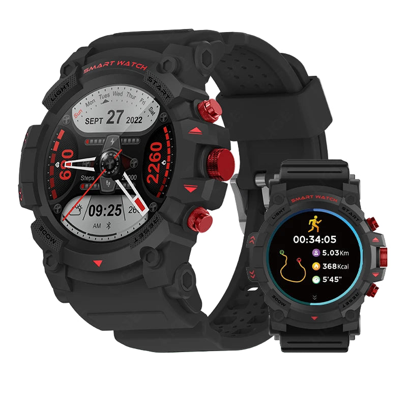 GPS Sport Smartwatch mit Herzfrequenz & Blutsauerstoff