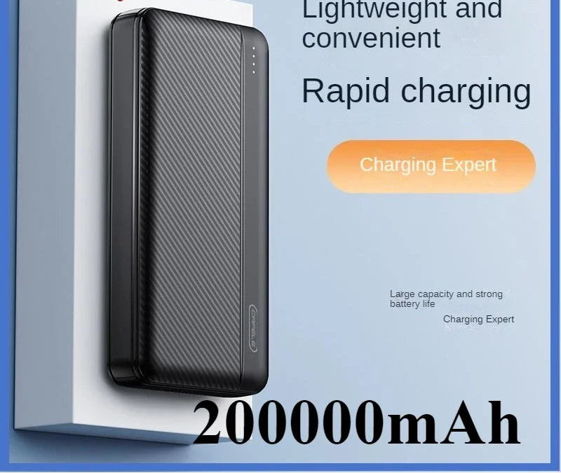 Große Kapazität Powerbank 200000mAh Schnellladung