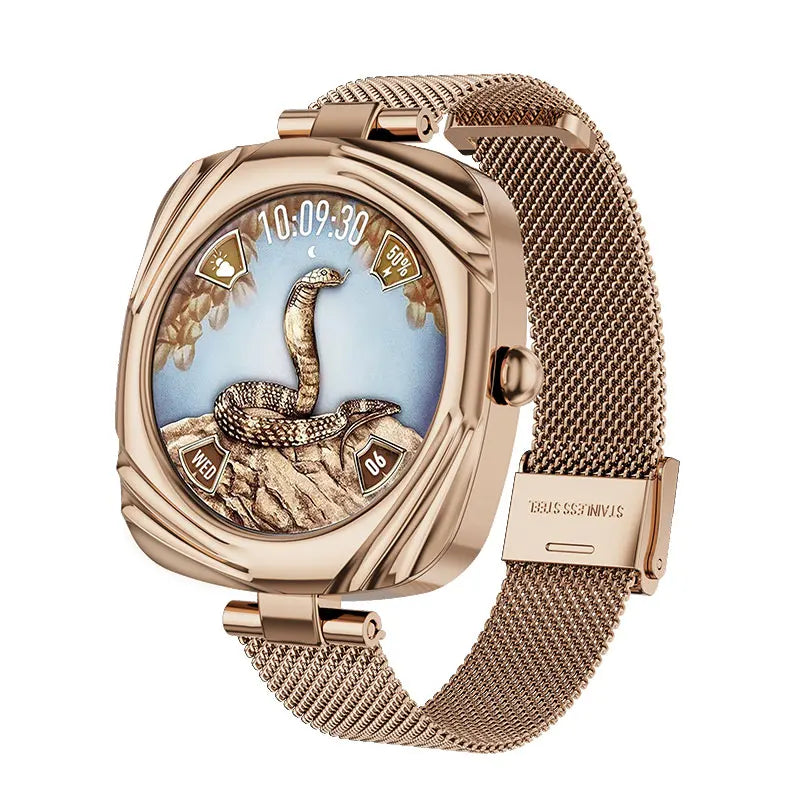 Elegante Damen-Smartwatch 2025 mit AMOLED & NFC