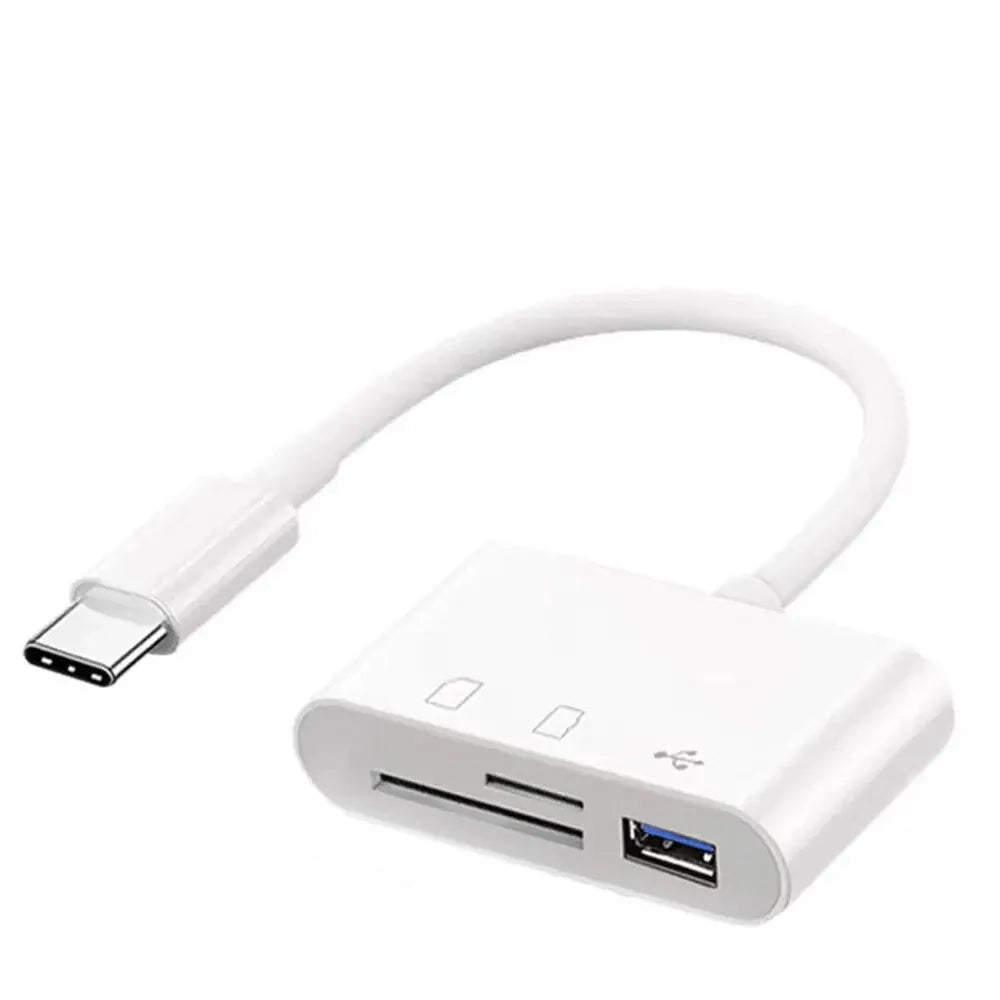 3-in-1 USB-C Kartenleser TF/CF/SD