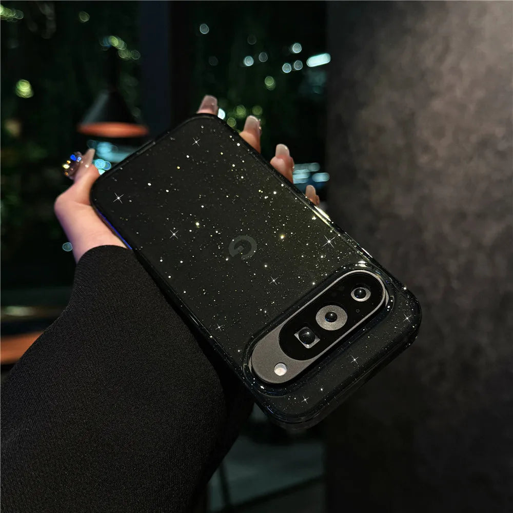 Luxuriöse Glitzer Hülle Pixel 9 Pro XL