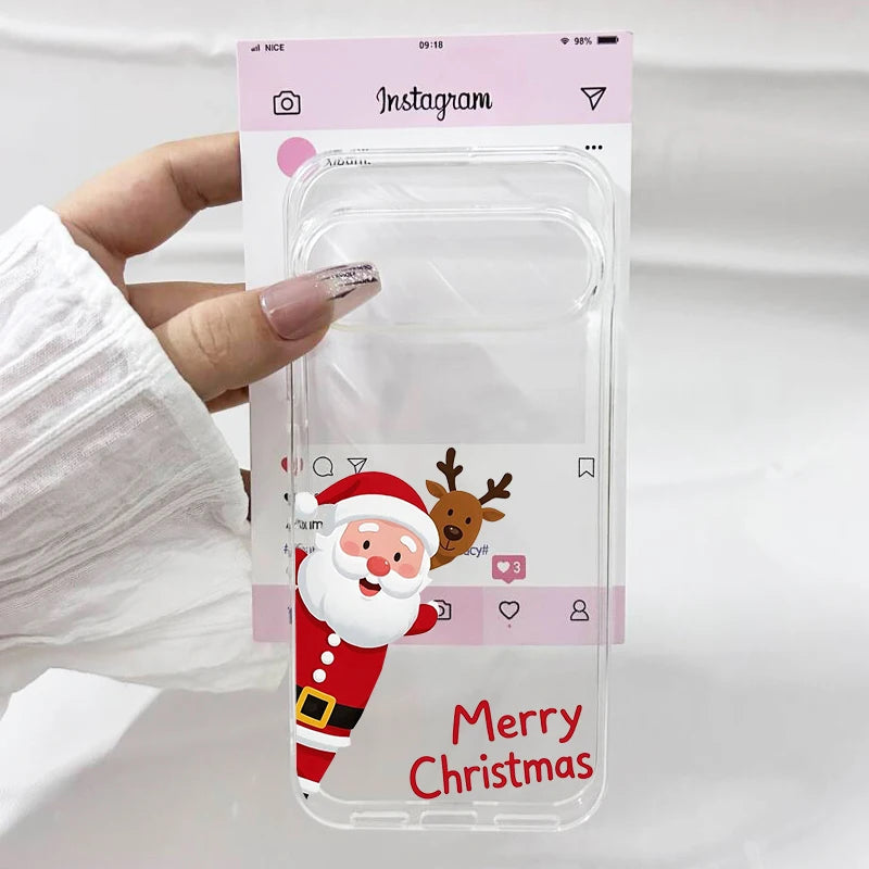 Weihnachts TPU Hülle für Google Pixel 8, 9 und 10