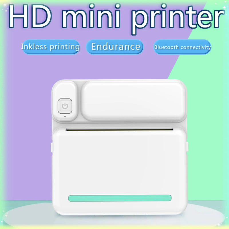Mobiler Mini Thermodrucker C19 für Fotos & Etiketten