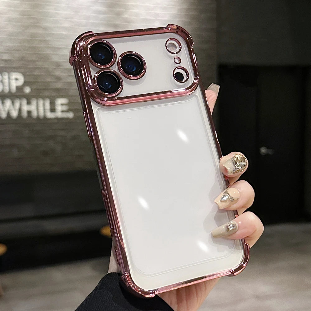 Luxus Transparent Schutzcase für iPhone 17 Pro Max