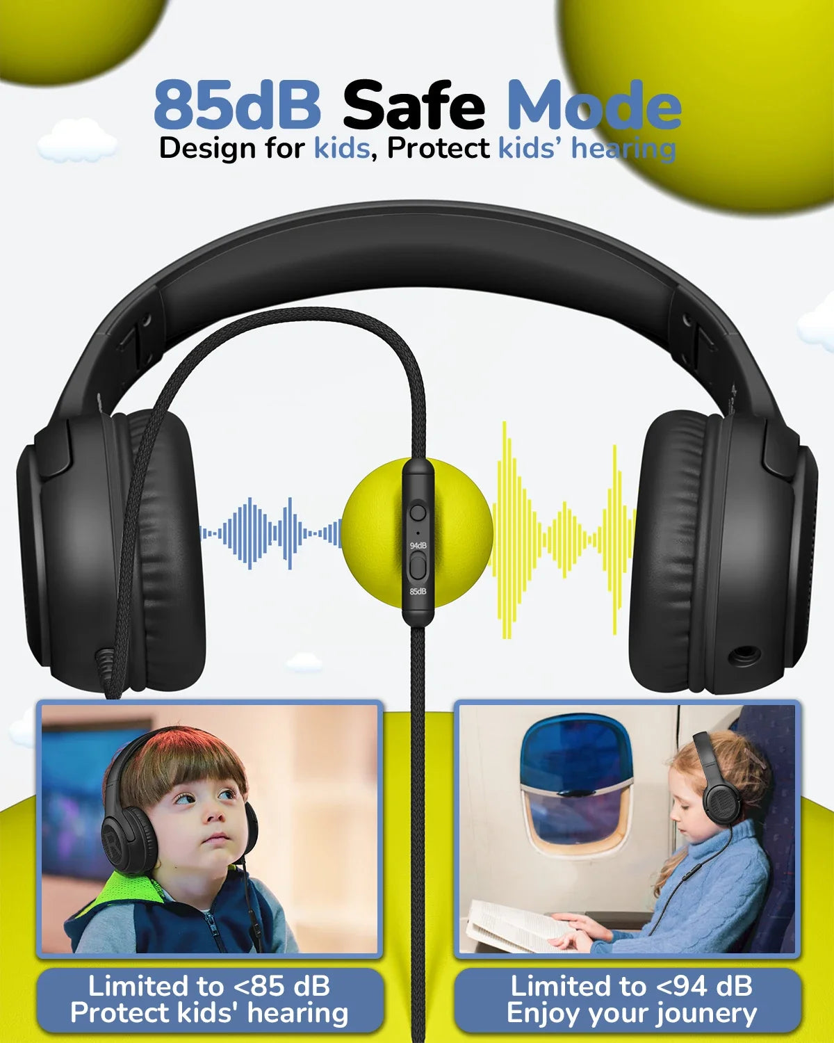 Siindoo JH-820 Kabellose Faltkopfhörer