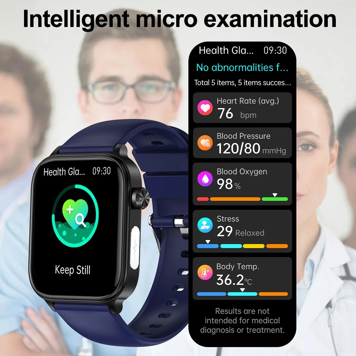Intelligente Gesundheits-Smartwatch mit Blutdiagnose