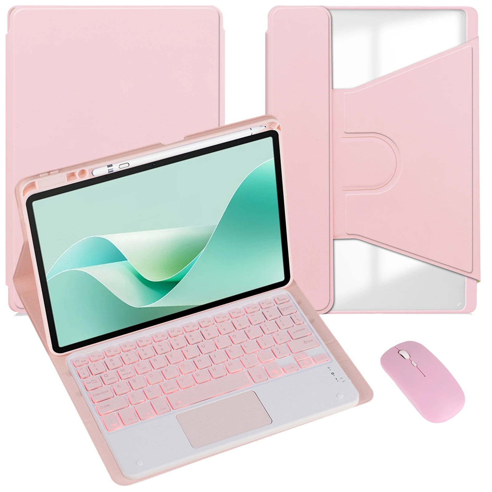 360° Drehbare Hülle mit Tastatur iPad Air Pro